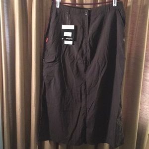 Craghoppers insect shield brown skirt size 14(US)